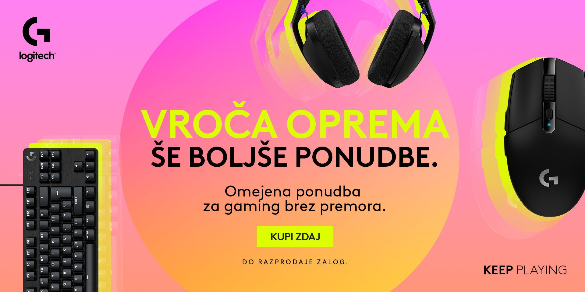 Akcija Logitech gaming opreme